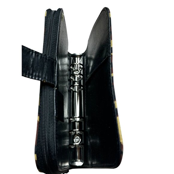 Camouflage Zippered 6 Ring Binder Organizer With Snap Closure - Picture 6 of 10